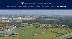Desktop Screenshot of marlboroughcollegemalaysia.org